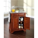Crosley Furniture LaFayette Solid Granite Top Kitchen Island in Cherry