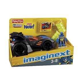 Fisher Price Super Friends Motorized Batmobile by Fisher-Price