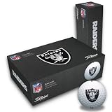 Titleist Oakland Raiders Half Dozen Set of Golf Balls