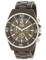 Golden Classic Womens 2287-brown "Nautical Notion" Classic Brown Dial Tachymeter Marked Bezel Watch