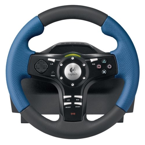 Childrens Toyshop  Video Games : Logitech Driving Force EX Steering Wheel (PS2)