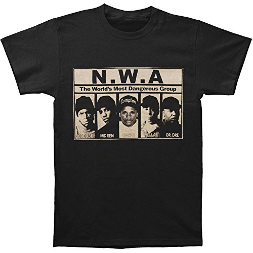 N.W.A. Men's Most Dangerous T-shirt XX-Large Black