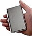 Contemporary Metallic Silver Cigarette Case (Fits Up To 120's) #35