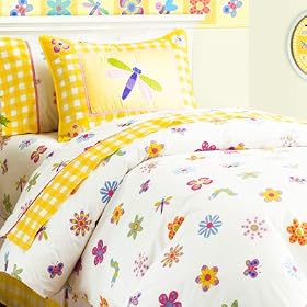 Olive Kids Flowerland Duvet Cover Full Size with 2 Shams SPECIAL
