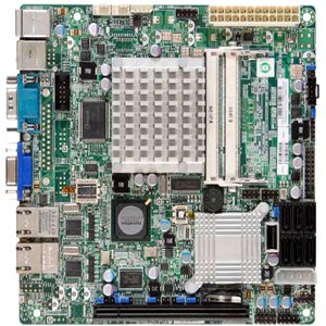 SUPERMICRO X7SPA-HF - Motherboard - mini ITX - SATA-300 RAID - 2 x Gigabit Ethernet - video