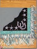 Saddle Blanket/pad/ Western/ Show/ Rodeo/ Barrel Racing