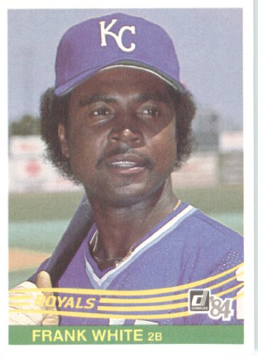 1984 Donruss # 222 Frank White Kansas City Royals Baseball Card