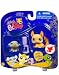 Littlest Pet Shop Cuddliest Pet Pairs Portable Collectible Gift Set - Hamster (#980) and Chinchilla (#1102) Plus Water Bottle