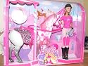 Horseriding Barbie with White Horse
