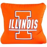 My Team Illinois Fightin Illini Squishy Microbead Square Pillow