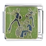 Music Band Musical Italian Charms Bracelet Link