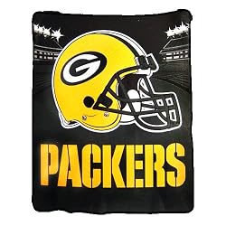 Green Bay Packers Micro-Raschel NFL Throw (Stadium Series) by Northwest (50"x60")