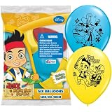Jake and the Never Land Pirates Party Supplies Colored Helium Balloons 12