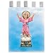 Church Banner - Divine Child - Cotton Canvas with Archival Inks and UV Coating - Border Rings for Rod Hanging. Print Size 24"x36"