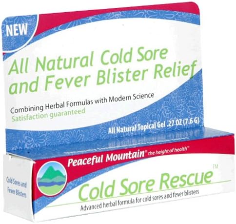 Peaceful Mountain Cold Sore Rescue, .27-Ounce Packages (Pack of 3)