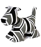 Union Jack Puppy Door Stop Black & White