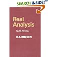 Real Analysis (3rd Edition) by Halsey Royden