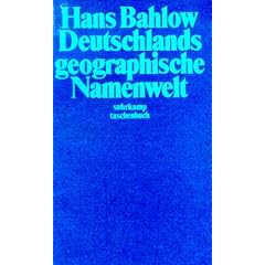 Deutschlands geographische Namenwelt.