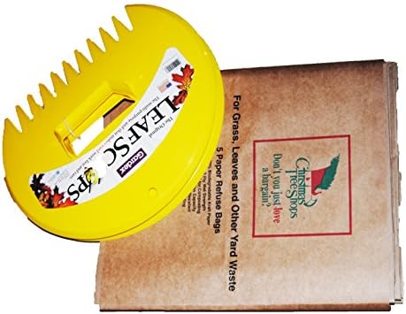 Gardex Leaf Scoops and 5 Paper Lawn and Leaf Bags