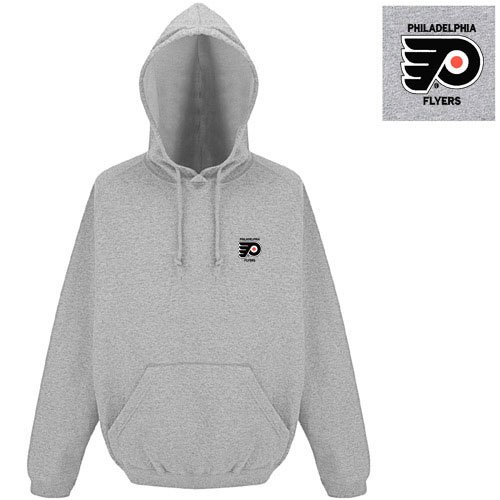 Philadelphia Flyers NHL Goalie Pullover Hooded Sweatshirt (Gray)