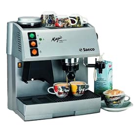 Saeco Espresso Coffee Machine - Magic Cappuccino Combi - Argento - COD ART 226