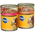 Pedigree Meaty Ground Dinner Variety Pack (Chopped Chicken, Chopped Beef) Food for Dogs, 13.2-Ounce Cans (Pack of 24)