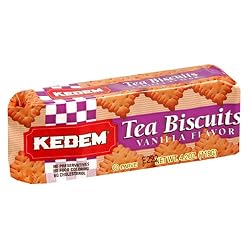 Kedem Tea Biscuits, Vanilla, 4.2-Ounce (Pack of 24)