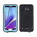vcloo Galaxy Note 5 Waterproof Case, Stand Function Galaxy Note 5 Waterproof Case, Dust Proof, Snow Proof, Shock Proof Case, Heavy Duty Protective Carrying Cover Case for Galaxy Note 5 (Blue)