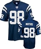 Robert Mathis Jersey: Reebok Blue Replica #98 Indianapolis Colts Jersey - Medium