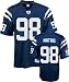 Robert Mathis Jersey: Reebok Blue Replica #98 Indianapolis Colts Jersey - Medium