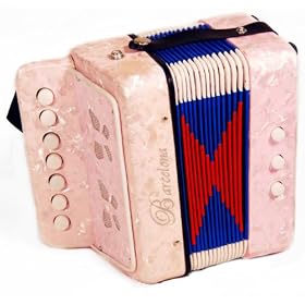 Barcelona Children's Toy Accordion - Pink