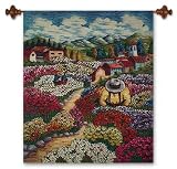 Review Novica  / 'Cultivating Flowers,' tapestry