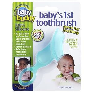 Baby Buddy Baby's 1st Toothbrush, Green