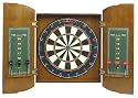 Halex 64778 Fleetwood Bristle Dartboard Wood Cabinet Set
