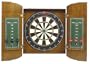 Halex 64778 Fleetwood Bristle Dartboard Wood Cabinet Set
