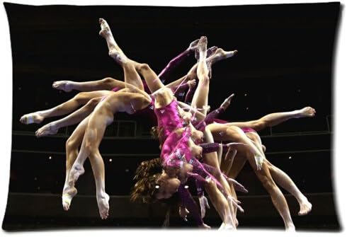 MagicalYeah Gymnastics Rectangle Pillowslip 20*30Inch Two Sides