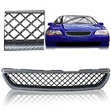 1998-2000 Honda Accord 2DR Coupe Front Mesh Grill Carbon Style by RS Type
