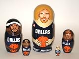 Dallas Mavericks * NBA Basketball or any team Russian Nesting doll 5 pcs / 6 in