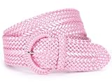 Hand Made Soft Metallic Woven Wide Braided Round Belt