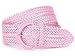 Hand Made Soft Metallic Woven Wide Braided Round Belt