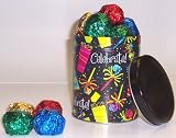 Scott's Cakes Chocolate Walnut Fudge Balls in a Celebrate Can