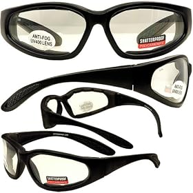 COHO Foam Padded Motorcycle Safety Glasses