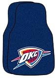 Fan Mats 9413 NBA - Oklahoma City Thunder 18" x 27" Carpeted Car Mat Set