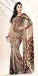 Vetali Casual Wear printed Georgette Sari / Saree bellydance fabric