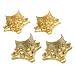 4 Mantle Clock Corner Foot Brass Repair Tool Parts Feet
