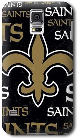 S5 Case,NFL New Orleans Saints Pattern Samsung Galaxy S5 Covers,Durable Hard Case Covers