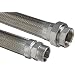 Hose Master Stainless Steel 321 Flexible Metal Hose Assembly, Stainless Steel 304 Hex NPT Male x Stainless Steel 304 150 psi NPT Female Union
