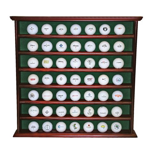 LONGRIDGE GESCHENK-SET GOLFBALL DISPLAY AUSHOLZ F&Uuml;R 49 GOLFB&Auml;LLE, BRAUN GABAC 49 Preisvergleich