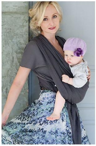 Ellevill Wrap Baby Carrier - Zara Gray Silk (He)