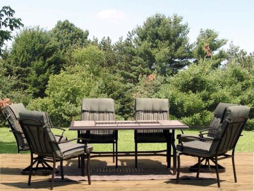 Outdoor Patio Furniture: 7pc Dining Set